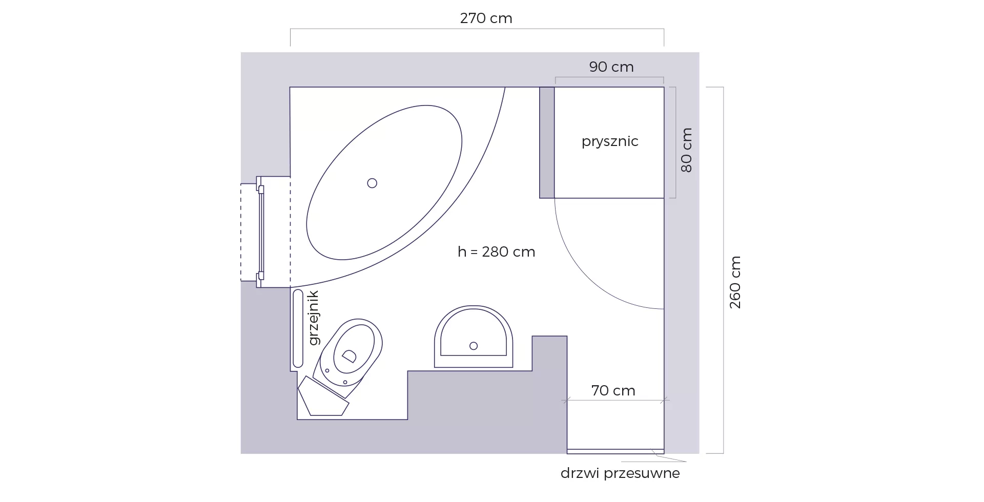 Łazienka w stanie deweloperskim. Plan urządzenia od A do Z