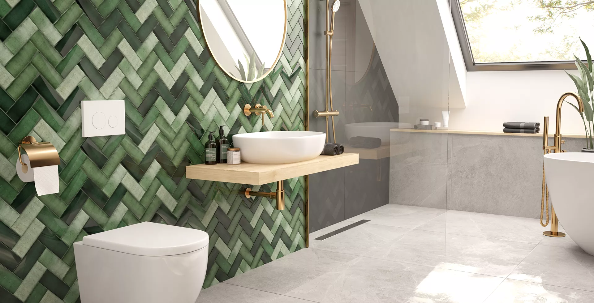 Zielona oaza w Twojej łazience - jak ją urządzić