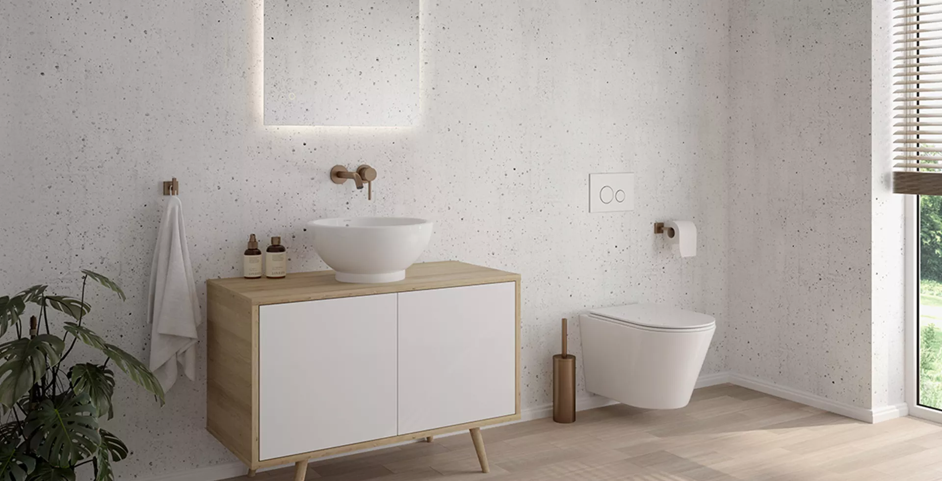 Styl japandi w łazience  jakie baterie i ceramika pasują