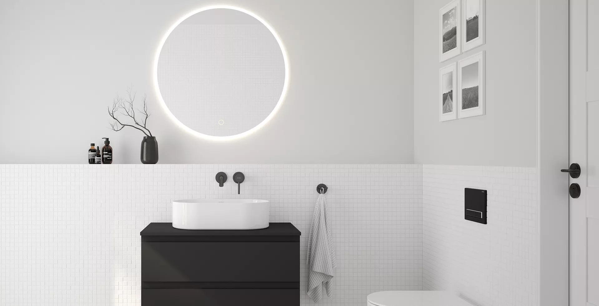 Wykorzystanie luster w aranżacji małych łazienek