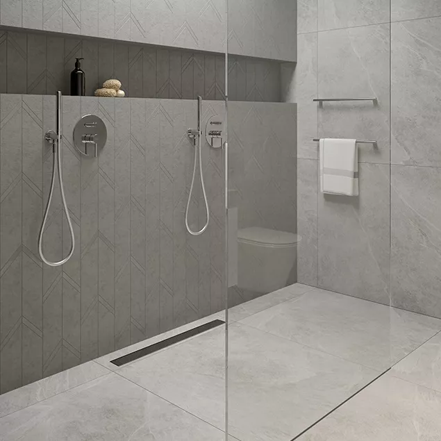 Jak namontovat lineární odtok do walk-in sprchového koutu