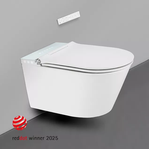 Sprchovací toaleta v rodinné koupelně  je to dobré řešení