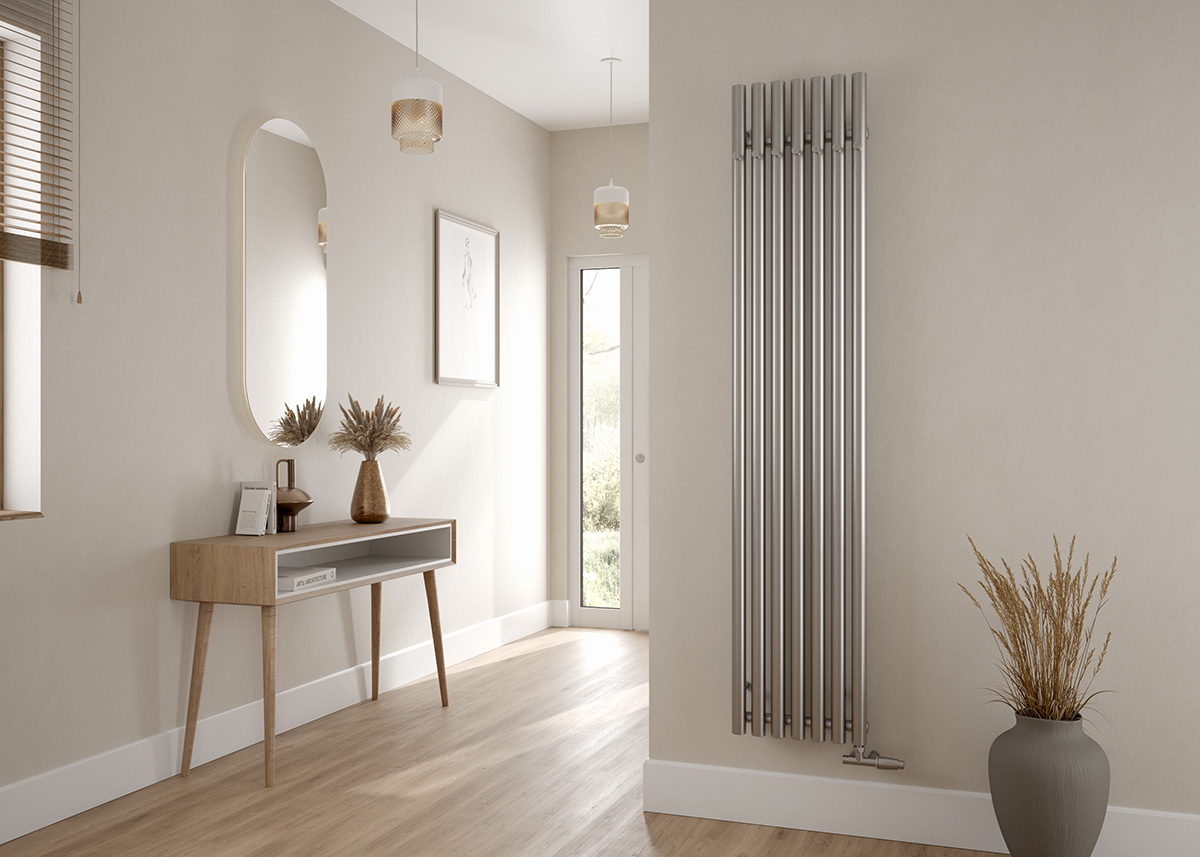 Oltens Nordlis mirror 50x120 cm, oval with LED lighting and Klarglas system 64114000