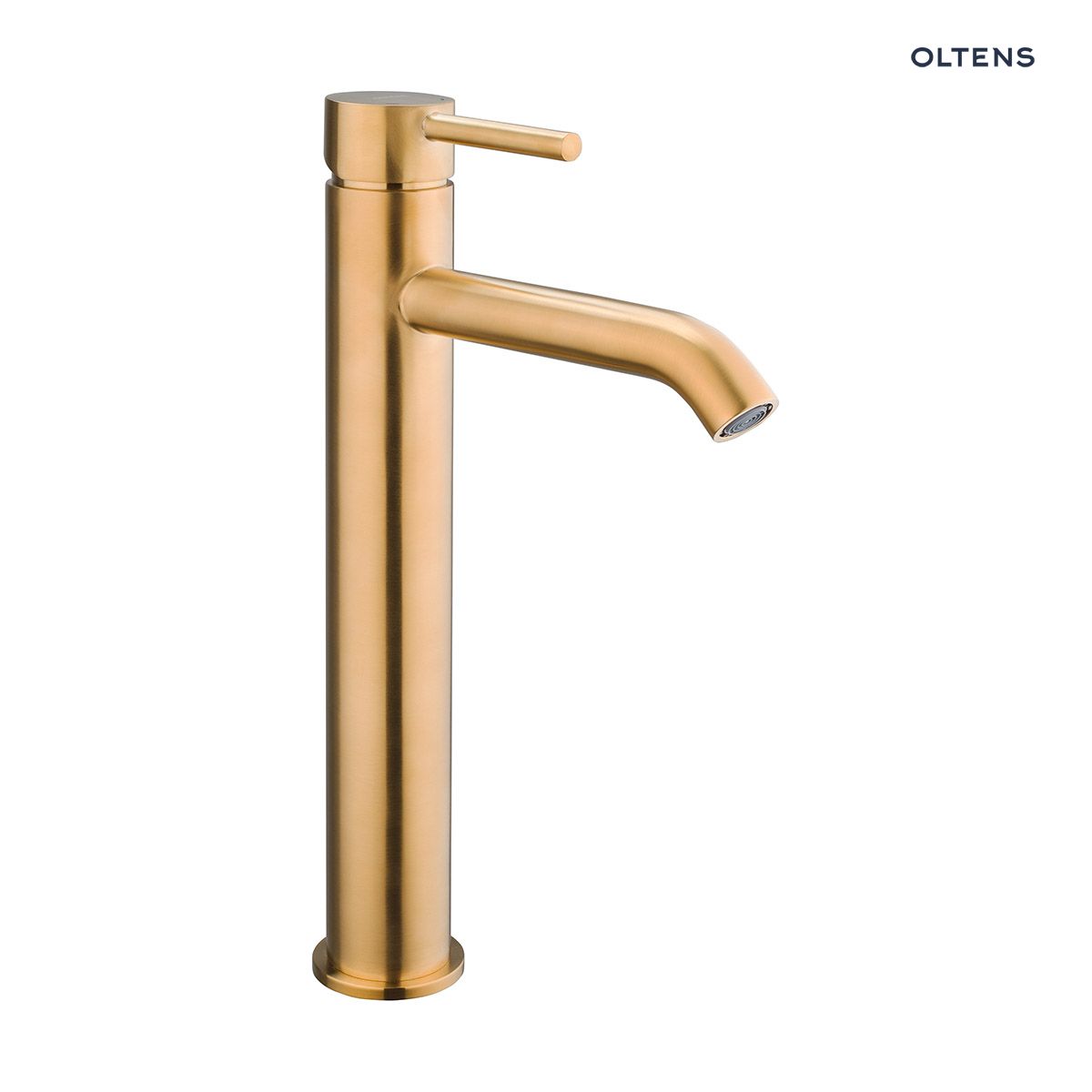 Oltens Molle high standing wash basin mixer brushed gold 32400810 ...