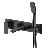 Oltens Hadsel vanová baterie se sprchou, podomítková, se 4 otvory, grafit 34109400