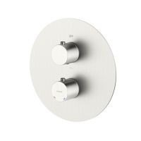 Oltens Katla bateria wannowo-prysznicowa termostatyczna podtynkowa nikiel 34600910