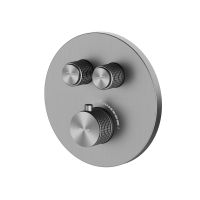 Oltens Onega bateria wannowo-prysznicowa podtynkowa termostatyczna grafit 34601400