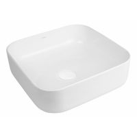 Oltens Hadsel umyvadlo 38,5 cm na desku, čtvercové, bílé 40307000