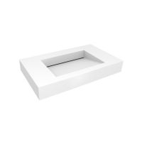 Oltens Stila umywalka 100x45 cm ścienna LavaForm biały mat 40003900