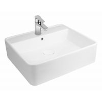 Oltens Duve umyvadlo 50,5 x 46 cm na desku, obdélníkové, bílé 41311000