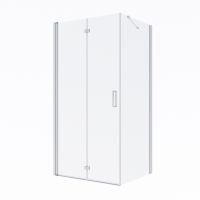 Oltens Trana Duschkabine 100x80 cm rechteckig Tür mit Wand 20200100