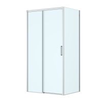 Oltens Breda shower enclosure 110x90 cm rectangular chrome/transparent glass 20225100