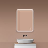 Oltens Nordlis zrcadlo 60x80 cm obdélníkový s osvětlením a systémem Klarglas 64116000