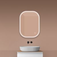 Oltens Nordlis zrcadlo 60x80 cm obdélníkový s osvětlením a systémem Klarglas 64123000