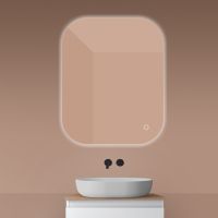 Oltens Nordlis zrcadlo 80x100 cm obdélníkový s osvětlením a systémem Klarglas 64127000