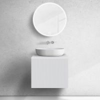 Oltens Lun blat naszafkowy 60 cm biały mat 63024000