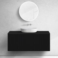 Oltens Lun szafka podumywalkowa 120 cm czarny mat 60030300