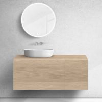 Oltens Lun zestaw mebli łazienkowych 120 cm z blatem dąb 68902060