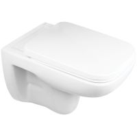 Oltens Ribe miska WC wisząca PureRim z deską wolnoopadającą biała 42010000