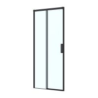 Oltens Breda sprchové dveře 100 cm, matná černá / průhledné sklo 21213300