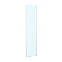 Oltens Breda shower wall 80 cm lateral chrome/transparent glass 22104100