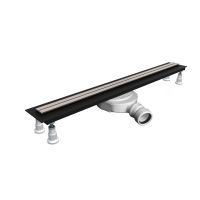 Oltens Langan Slim Duschabfluss gerade 60 cm, Glänzendes Nickel/gebürstetes Nickel 30009910
