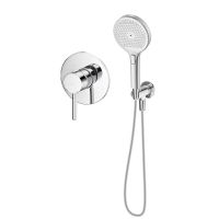 Sada Oltens Molle podomítková sprchová baterie s 3funkční sprchovou hlavicí Luva EasyClick, chrom 36032100