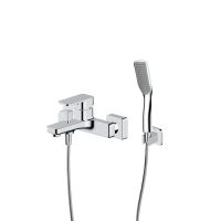 Set Oltens Hadsel nástěnná vanová a sprchová baterie se sprchovým setem Tinde Hald, chrom 36056100