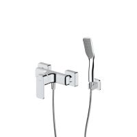 Sada Oltens Hadsel podomítková sprchová baterie se sprchovým setem Tinde Hald, chrom 36057100