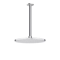 Oltens Atran deszczownica 22x22 cm okrągła z ramieniem sufitowym Aera chrom 36084100