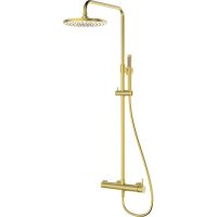 Oltens Molle sprchový set s hlavovou sprchou, kartáčované zlato 36504810