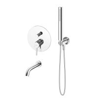 Oltens Molle concealed installation bath and shower set, chrome 36602100