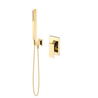 Oltens Gota concealed installation shower set, glossy gold 36606800