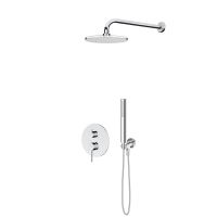 Oltens Molle-Set: Unterputz-Duscharmatur mit 25 cm langer Vindel-Regendusche und Ume-Handbrause, verchromt 36651100