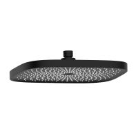 Oltens Vann (S) deszczownica kwadratowa 26 cm czarny mat 37008300
