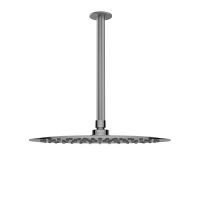 Oltens Vindel Regendusche 30 cm rund mit Deckenarm Aera, Graphit 36081400