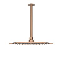 Oltens Vindel sprchová hlavice 30 cm kulatá s ramenem Aera, měď kartáčovaná 36081610