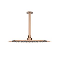 Oltens Vindel Regendusche 30 cm rund mit Deckenarm Aera, gebürstetes Kupfer 36082610