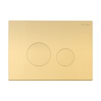 Oltens Lule przycisk spłukujący do WC złoty połysk 57102800