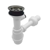 Oltens Harkan syfon umywalkowy butelkowy z sitkiem metalowym 02104000