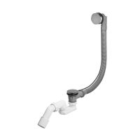 Oltens Oster automatic bath waste and overflow trap with lever handle, graphite 03001400
