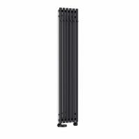 Oltens Stang bathroom radiator 180x31.5cm, matte black 55018300