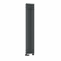 Oltens Stang bathroom radiator 180x31.5cm, graphite 55018400