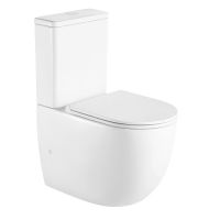 Oltens Hamnes Stille kompakt miska WC spłukiwanie wirowe biały 44001000