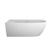 Oltens Luma wanna narożna 160x75 cm lewa biała 11012000