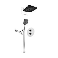 Oltens Katla set podomítkové vanové a sprchové baterie s dešťovou sprchou Vann (S) a 3funkční sprchovou hlavicí Havis EasyClick (S), chrom 36066100