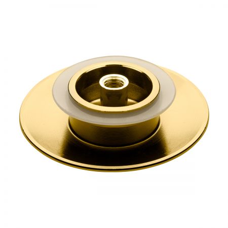 Oltens free-standing bath tub stopper cover gold gloss 09002800
