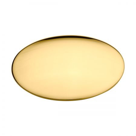 Oltens free-standing bath tub stopper cover gold gloss 09002800