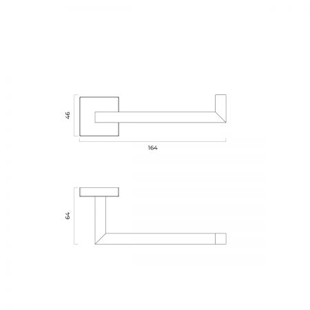 Oltens Tved držák toaletního papíru, měď kartáčovaná 81105610