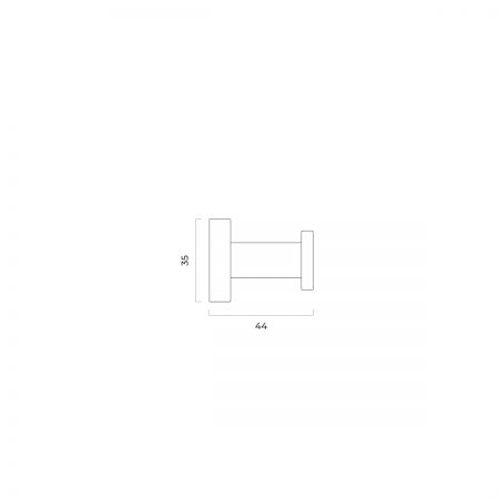 Oltens Gulfoss háček na ručníky, měď kartáčovaná 80001610